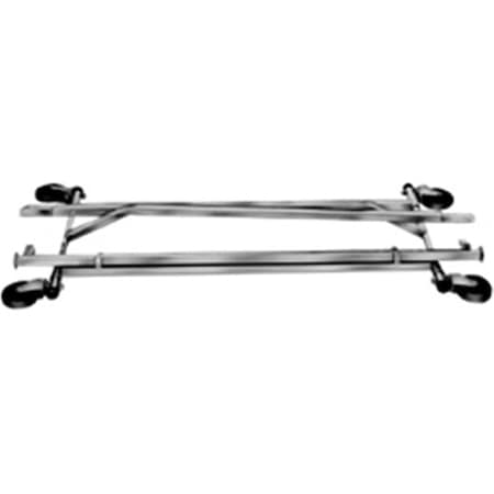 Back2Basics RCwith4 Collapsible Garment Rack Square Tubing BA637350